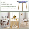 thumbnail image 3 of Chibiverse-theme Fitted Round Tablecloths Elastic Edged Table Covers Waterproof Table Cloth for Kitchen Holiday Party Tables Decor 150cm, 3 of 6
