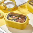 thumbnail image 4 of Stainless Steel Bento Box with Secure Lid - Reusable and Leak-Proof Food Storage for Work, School, and Travel, 4 of 5