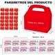 thumbnail image 2 of 24 Piezas de Bolsas para Dulces de Cumpleaños Fiestas Infantiles,cajas de regalo para fiestas de papel con asa,para Cumpleaños, Bodas, Embalajes, Regalos,Navidad, 2 of 4
