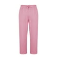 thumbnail image 4 of CFLVAEK Sweatpants for Men Open Bottom Sweatpants Loose Fit Drawstring High Waist Workout Athletic Sweatpant with Pockets Pink XL, 4 of 6