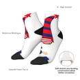 thumbnail image 6 of Fuzoiu 4th of July Gnomes Print Adult Socks, Crew Moisture-wicking Socks, Unisex Cushion Crew Socks,Casual Sports Ankle Socks, 6 of 7