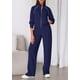 thumbnail image 2 of Conjunto Deportivo PRETTYGARDEN 2 Piezas Mujer Azul Marino Talla M, 2 of 6