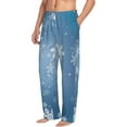 thumbnail image 6 of Salouo Snowflakes1 Print Pajama Pants for Men, Lounge Pants Elastic Waistband Casual Men's sleepwear Loungewear Sleep Pajama Pant -X-Large, 6 of 7