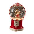 thumbnail image 4 of Sharprepublic Christmas Musical Snow Globe Craft Musical Lantern for Bookshelf Living Room Santa Hugs Tree, 4 of 8