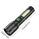 thumbnail image 3 of Linterna recargable de alta luminosidad - Linterna LED USB-C con zoom de 1800mAh con 6 modos para acampada, senderismo y emergencias, 3 of 9