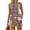 Multicolor, variant on JULMCOMO Two Piece Sets for Women Square Neck Floral Print Sleeveless Tank Top Summer Lounge Short Sets Drawstring Vacation Casual Clothes with Pockets Pink S