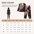 thumbnail image 4 of Kdxio Ensemble de Pyjama à Capuche Rouge Foncé pour Femmes, 2 Pcs, Manches Longues, Grande Taille, avec Poches-Petit, 4 of 7