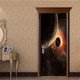 thumbnail image 4 of (77x200cmStyle E)Door Sticker Trompe l'oeil Effect 3D Interior PVC Wall Stickers for Decoration Wall Living Room Kitchen Bedroom Bathroom Wallpaper, 4 of 5