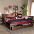 thumbnail image 3 of Bowery Hill Transitional Wood Expandable Twin Size to King Size Daybed in Brown, 3 of 14