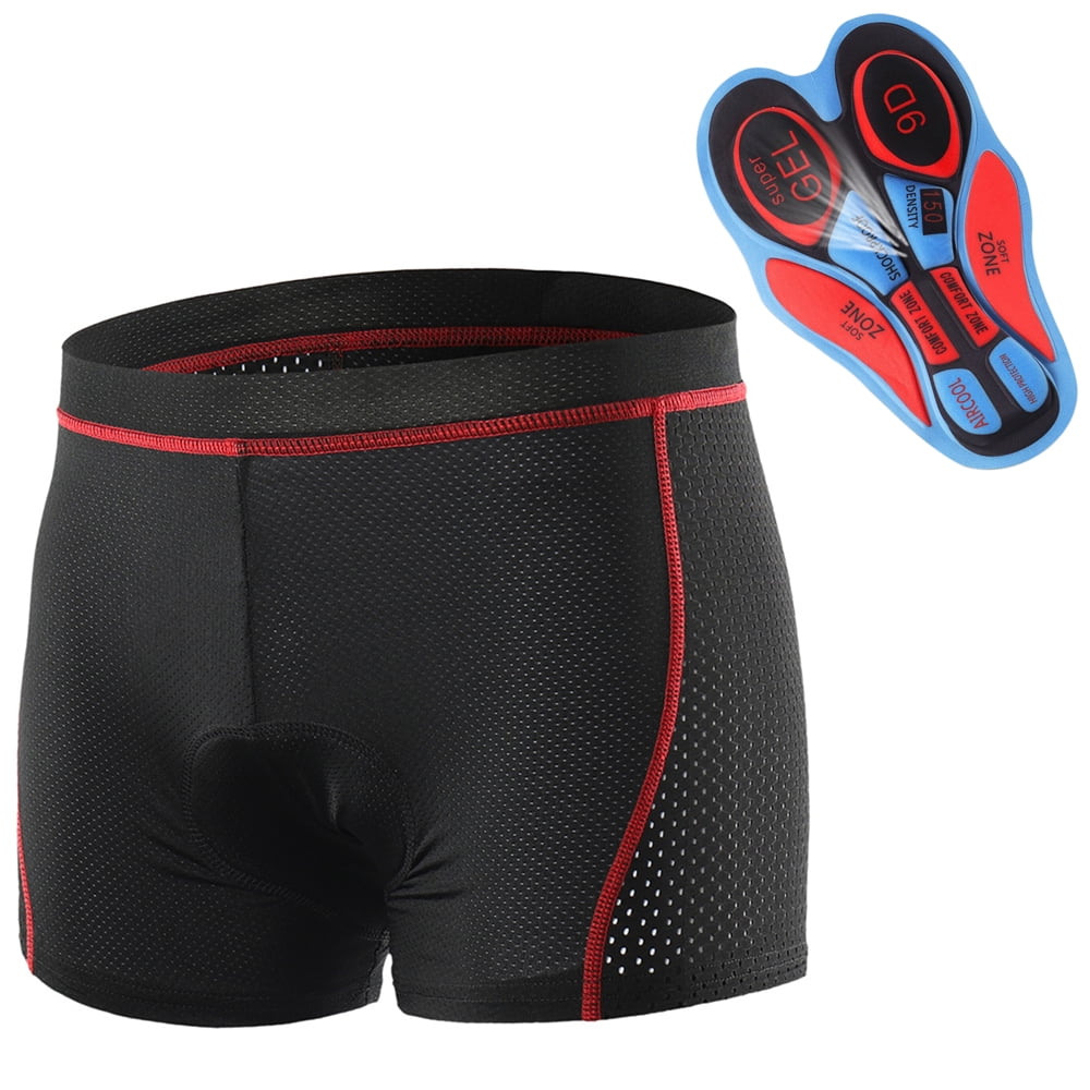 Men Cycling Underwear Shorts Breathable Gel Padded MTB Biking Riding Shorts P2P4 