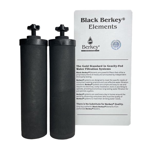 BB9-2 Black Berkey Water Filter Replacement Elements (2-Pack)