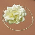 thumbnail image 2 of yuksok Choker Rose Flower Lace up Necklace Fashion for Anniversaries Events Parties White, 2 of 9
