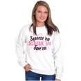 thumbnail image 3 of Squeeze Screen Save 'Em Breast Cancer Women Crewneck Sweatshirt Brisco Brands S, 3 of 6