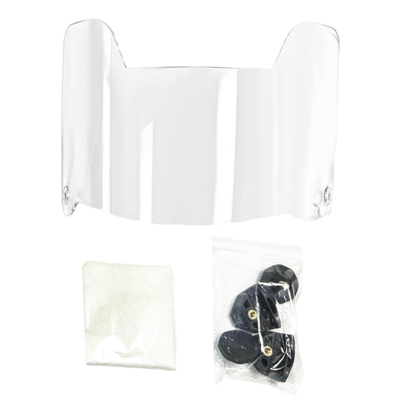 DimyFew Football Helmet Visor Eye Scratch Resistant Replacement for Mouth Guard Protect Clear Anti Fog