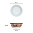 thumbnail image 2 of Excellante Peacock Melamine Dinnerware Collection 32 Oz, 6 7/8" Swirl Bowl, Comes in Dozen, 2 of 2