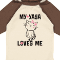 thumbnail image 4 of Inktastic My Yaya Loves Me Girls Girls Long Sleeve Baby Bodysuit, 4 of 5