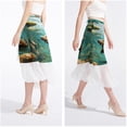 thumbnail image 4 of Platypus Stylish Chiffon Beach Dresses with Polyester Straps - Beach Skirt for Women, 4 of 6