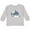Athletic Heather, variant on Shark Dinner Boys or Girls Long Sleeve Toddler T-Shirt