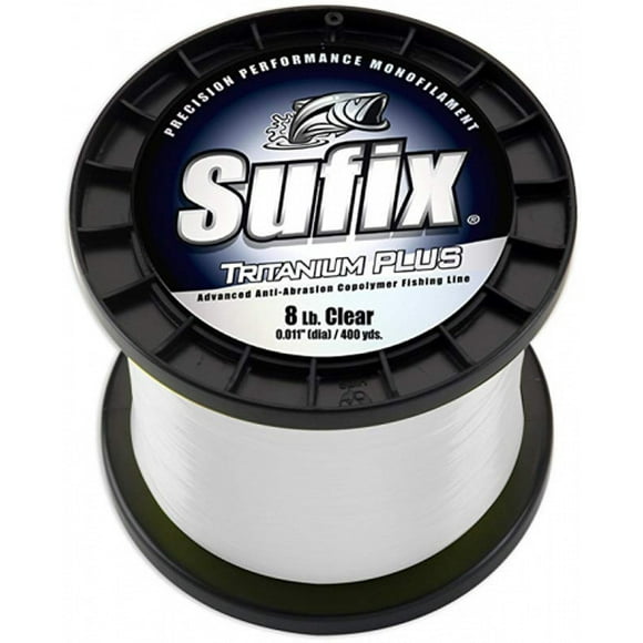 (3.6kg, Clair) - Ligne de Pêche Sufix Tritanium Plus 0,5kg Bobine