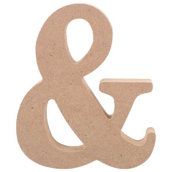SHOWERORO 10pcs Wooden Cutout Wood Trim Molding Decorative Khaki MDF Decoration Items for Birthday Reminders