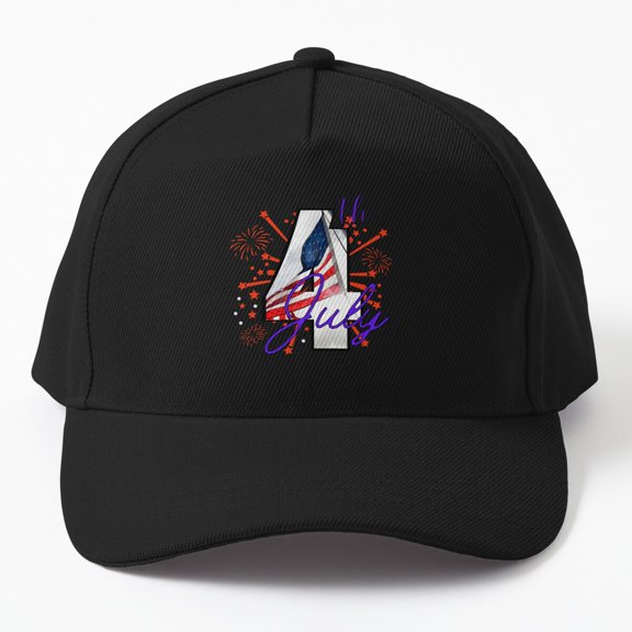 July 4th Independence Day Baseball Cap, USA Freedom Celebration Graphic Design, Classic Hat