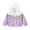 A-Light Purple, variant on LRen Girls Sherpa Jacket Fall Fleece Coat Full Zip Winter Outerwear with Pockets,A-Light Purple,6-7 Years