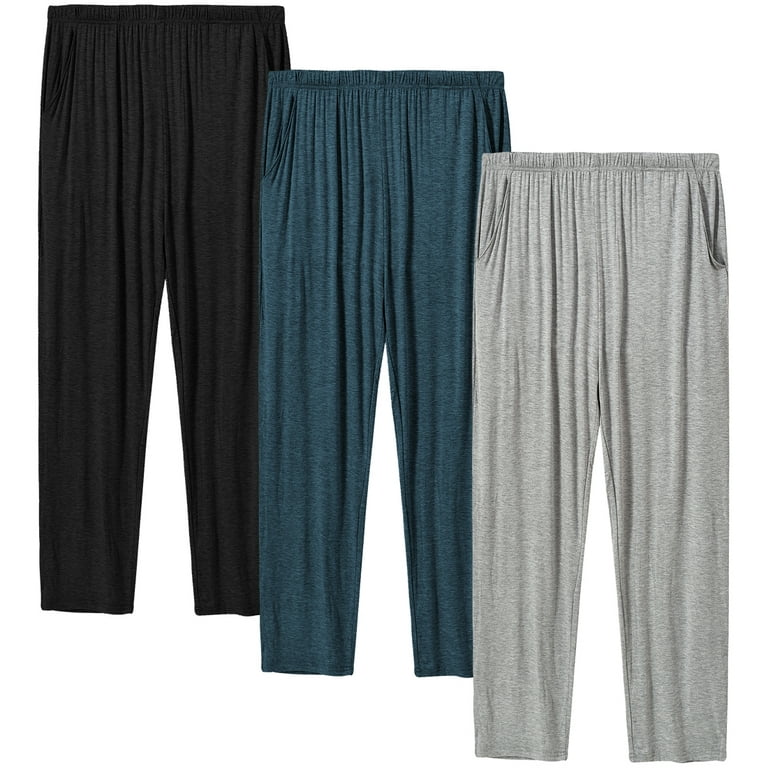 MoFiz Men's Pajama Pants Sleep Pants Cotton Plaid Sleepwear Pants