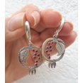 thumbnail image 3 of Pendientes exquisitos de moda, joyería llena, circonita cúbica, piedra natal, novia, Princesa, boda, 3 of 4