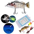 thumbnail image 2 of Cebo eléctrico para natación, segmento robótico, señuelo de pesca, cebo de natación con carga USB, 2 of 9