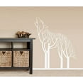 thumbnail image 4 of Decal ~ Wolf Tree ~ Wall Decal 20" x 24" (White), 4 of 4