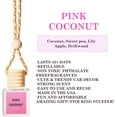 thumbnail image 2 of Car Air Freshener Diffuser, Long Lasting Fragrance Car Freshie Revitalize Your Drive with Hanging Air Freshener Diffuser Aromatic Bliss On The Go (1pcs Pink Coconut), 2 of 7