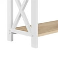 thumbnail image 7 of Yaheetech 2-Tier X-Design Console Table , Light Oak, 7 of 7
