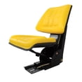 thumbnail image 2 of waltyotur Yellow Tractor Suspension Seat Replacement for John Deere 1020 1530 2020 2030 2040 2240Q 2155 2280 5200 5210 5300 5310, 2 of 6