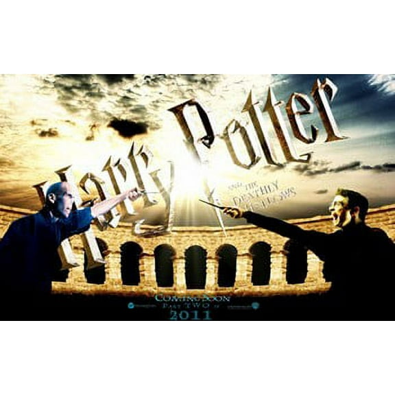 Harry Potter and the Deathly Hallows Part II Movie Poster (17 x 11)