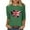 Olive Green, variant on WREESH Womens Great Britain Uk Flag T-Shirts Casual 3/4 Sleeve T-Shirts Round Neck Cute Tunic Tops Basic Graphic Tees Blouses Loose Fit Pullover Gray