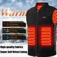 thumbnail image 3 of WEHUSE Heated Vest for Men and Women, Polar Fleece Lightweight Warming Electric Mens Heating Vest Jacket( No Battery Included), 3 of 7