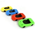 thumbnail image 2 of Caja Set 36 Gomas Borradores en forma de Coches Tiktik Papelería Mayoreo Escuela Colores surtidos rojo verde azul amarillo, 2 of 3