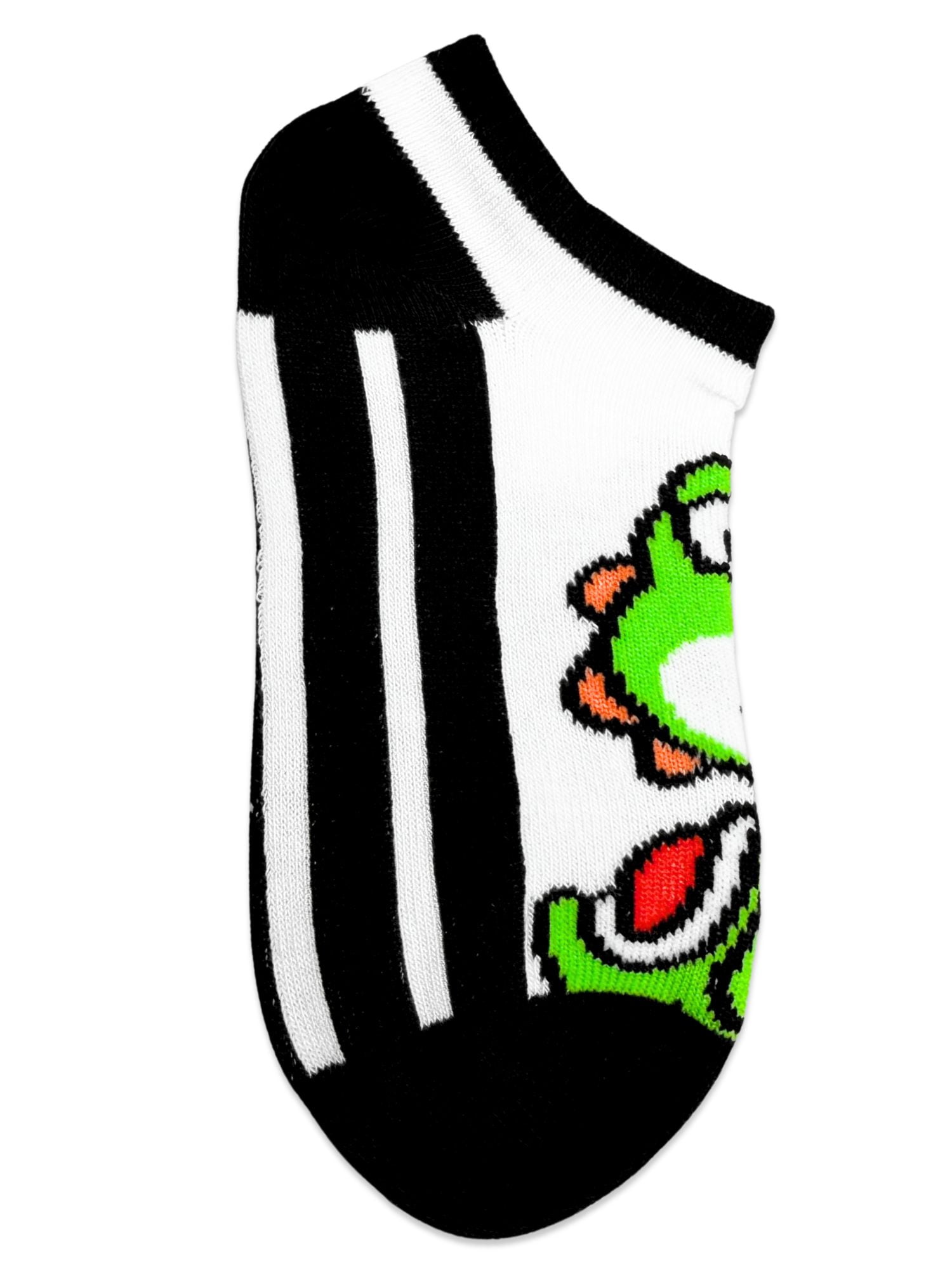 Super Mario Boys No-Show Socks, 6-Pack, Sizes S-L