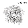 thumbnail image 1 of CRAFTHROU 200pcs Picture Framing Accessories Metal Decorative Photo Frame Clips Silver For Fashion Wall Clock, 1 of 3