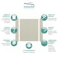 thumbnail image 4 of Transolid Ewk603672 Expressions 60" W X 36" D X 72" H Three Panel Shower Wall Kit - Cameo, 4 of 7