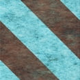 thumbnail image 1 of Ahgly Company Machine Washable Indoor Square Transitional Coffee Brown Area Rugs, 5' Square, 1 of 7