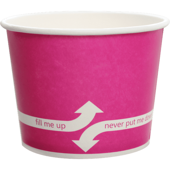 Karat 12oz Food Containers - Pink (100mm) - 1,000 ct