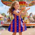 thumbnail image 5 of CAUYDY Baby Girl Dresses Toddler Girls 4th of July Straps Dress Kids American Flag Stars Striped Sundress Children Independence Day Clothes 12 18 24 Months 3T 4T 5T 6T (Sizes 4-5 Years,Red), 5 of 5