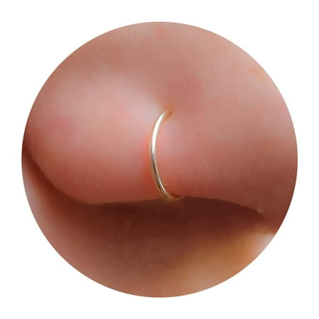 Tiny Nose Ring Hoop 20 G Nose Piercings Hoop 14K Gold Filled Nose Piercings hoop Walmart