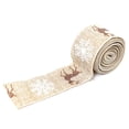 thumbnail image 1 of Coxeer Christmas Ribbon Burlap Vintage Festival Plaid DIY Wrapping Ribbon Craft Ribbon, 1 of 2