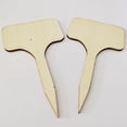 thumbnail image 3 of Qarigey 50 piezas de pintura, suministros de tablero de madera, marcador de jardín, etiqueta de señal de Memo para boda, cocina, restaurante, Bar, Accesorios de disfraces Qarigey AP010803-00, 3 of 6