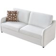 thumbnail image 4 of Merluxy Sofa, Modern Couch with Sleek Curved Armrest, 3 Seater Comfy Couch, Deep Seat Sofa Couch for Living Room, , Boucle White Couch, 4 of 7