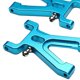 thumbnail image 4 of Bewildely Brazo de suspensión inferior delantero mejorado de aleación de aluminio para 1/18 Wltoys A959 A979 A969 959B 969B 979B RC pieza de Kits de construcción modelo Azul, 4 of 6