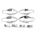 thumbnail image 1 of Protector de copa de manija de puerta de automóvil Unique Bargains para Nissan Murano 2015-2022 tono plateado cromado ABS 8 Pcs, 1 of 1