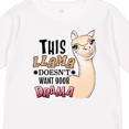 thumbnail image 4 of Inktastic This Llama Doesn't Want Your Drama cute llama Boys or Girls Long Sleeve Toddler T-Shirt, 4 of 5